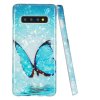 Samsung Galaxy S10 Kuori Aihe Sininen Perhonen