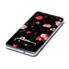 Samsung Galaxy S10 Kuori Itsevalaiseva Aihe Kukat Musta