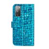 Samsung Galaxy S20 FE Suojakotelo Krokotiilikuvio Glitter Sininen