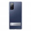 Original Samsung Galaxy S20 FE Suojakuori Clear Standing Cover Kirkas