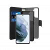 Samsung Galaxy S21 FE Kotelo Wallet Detachable 2 in 1 Musta