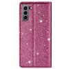 Samsung Galaxy S21 Kotelo Glitter Magenta