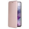 Samsung Galaxy S21 Kotelo Hiilikuiturakenne Ruusukulta