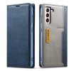 Samsung Galaxy S21 Kotelo Korttitasku Ulkopuoli Sininen