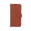 Samsung Galaxy S21 Plus Kotelo Book Case Leather Ruskea