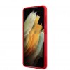 Samsung Galaxy S21 Plus Kuori Logolla Punainen