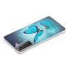 Samsung Galaxy S21 Kuori Itsevalaiseva Aihe Sininen Perhonen