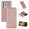 Samsung Galaxy S21 Ultra Kotelo Glitter Ruusukulta