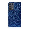 Samsung Galaxy S21 Ultra Suojakotelo Glitter Stripe Sininen