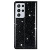 Samsung Galaxy S21 Ultra Kotelo Glitter Musta