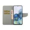 Samsung Galaxy S21 Ultra Kotelo Aihe Värikäs Kukka Kuvio