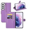 Samsung Galaxy S22 Plus Kotelo Litchi Violetti