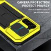 Samsung Galaxy S22 Kuori Metalli iskunkestävä Kameran suojaus Keltainen