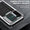 Samsung Galaxy S22 Kuori Metalli iskunkestävä Kameran suojaus Hopea
