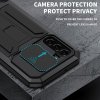 Samsung Galaxy S22 Kuori Metalli iskunkestävä Kameran suojaus Musta