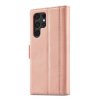 Samsung Galaxy S22 Ultra Kotelo Korttitaskulla Flip Vaaleanpunainen