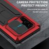 Samsung Galaxy S22 Ultra Kuori Metalli iskunkestävä Kameran suojaus Punainen