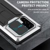 Samsung Galaxy S22 Ultra Kuori Metalli iskunkestävä Kameran suojaus Hopea
