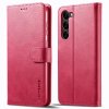 Samsung Galaxy S23 Kotelo Korttitaskulla Telinetoiminto Vaaleanpunainen