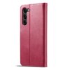 Samsung Galaxy S23 Kotelo Korttitaskulla Telinetoiminto Vaaleanpunainen