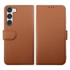 Samsung Galaxy S23 Kotelo Detachable Wallet Case Ruskea