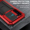 Samsung Galaxy S23 Plus Kuori Metalli iskunkestävä Kameran suojaus Punainen
