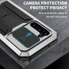 Samsung Galaxy S23 Kuori Metalli iskunkestävä Kameran suojaus Hopea