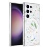 Samsung Galaxy S23 Ultra Kuori Kukkakuvio MagSafe Valkoinen