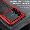 Samsung Galaxy S23 Ultra Kuori Metalli iskunkestävä Kameran suojaus Punainen