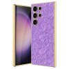 Samsung Galaxy S23 Ultra Kuori Kangas Pinnoitettu reuna Violetti