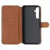 Samsung Galaxy S24 Kotelo Detachable Wallet Case Ruskea