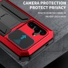 Samsung Galaxy S24 Kuori Metalli iskunkestävä Kameran suojaus Punainen