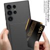 Samsung Galaxy S24 Ultra Kuori Korttipidike Hiilikuitu Musta