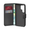 Samsung Galaxy S25 Ultra Kotelo Wallet Stand Musta