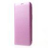 Samsung Galaxy S8 Suojakotelo Kortficka PU-nahka Slim Vaaleanpunainen