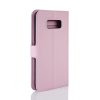 Samsung Galaxy S8 Kotelo PU-nahka Litchi Vaaleanpunainen
