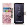 Samsung Galaxy S9 Kotelo Aihe Vaaleanpunainen Kimallus