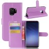 Samsung Galaxy S9 Kotelo PU-nahka Litch Violetti