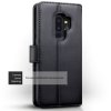 Samsung Galaxy S9 Plus Aito Nahka Kotelo Musta