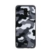 Samsung Galaxy S9 Plus Suojakuori med Stativ Camouflage Kovamuovi TPU-materiaali-materiaali Harmaa