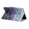Samsung Galaxy Tab A 10.1 2019 T510 T515 Kotelo Aihe Kimallus Musta Violetti Hopea