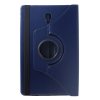 Samsung Galaxy Tab A 10.5 T590 T595 Kotelo Litchi PU-nahka 360 Astetta Käännettävä Sininen
