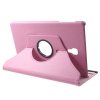 Samsung Galaxy Tab A 10.5 T590 T595 Kotelo Litchi PU-nahka 360 Astetta Käännettävä Vaaleanpunainen