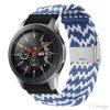 Samsung Galaxy Watch 20mm Armband Nylon Blå Vit
