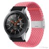Samsung Galaxy Watch 20mm Ranneke Nylon Vaaleanpunainen