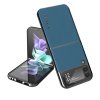 Samsung Galaxy Z Flip 3 Kuori Nahkarakenne Sininen