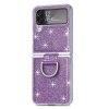 Samsung Galaxy Z Flip 4 Kuori Glitter Violetti