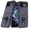 Samsung Galaxy Z Flip 4 Kuori Ring Stand Sininen