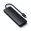 USB-C HYBRID med inbyggd möjlighet till SSD-lagring Musta