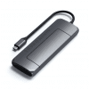 USB-C HYBRID med inbyggd möjlighet till SSD-lagring Musta